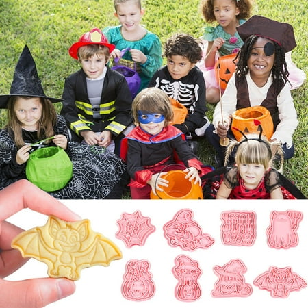 Halloween Decorations Biscuit Moulds Halloween Cookie Cutter Set 8 Pcs Cookie Cutters Mold For Making Pumpkin Bat Witch Cat Pie Mold 3D Mini Fondant Cookie Stampers For Diy Cake Baking
Halloween Decorations Biscuit Moulds Halloween Cookie Cutter Set 8 Pcs Cookie Cutters Mold For Making Pumpkin Bat Witch Cat Pie Mold 3D Mini Fondant Cookie Stampers For Diy Cake Baking