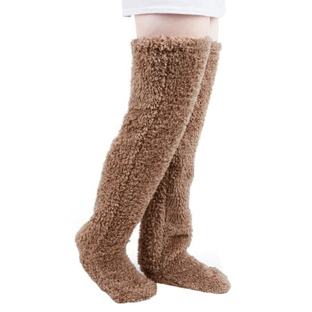 Over Knee High Fuzzy Long Socks Plush Slipper Stockings Leg Warmers Winter Home Sleeping Socks Gray
Over Knee High Fuzzy Long Socks Plush Slipper Stockings Leg Warmers Winter Home Sleeping Socks Gray