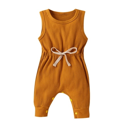 Imcute Baby Girl Boy Summer Cotton Sleeveless Romper One Piece Outfits 
Imcute Baby Girl Boy Summer Cotton Sleeveless Romper One Piece Outfits