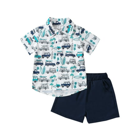 Toddler Baby Boy Clothes Short Sleeve Coconut Tree Print Button Down Shirt Shorts Set Hawaiian Outfit
Toddler Baby Boy Clothes Short Sleeve Coconut Tree Print Button Down Shirt Shorts Set Hawaiian Outfit