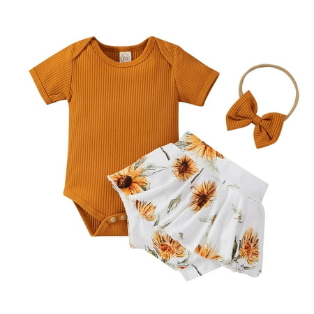 ZMHEGW Baby Girls Solid Romper Bodysuit + Ruffles Floral Shorts Headbands Outfits Spring Clothing Set
ZMHEGW Baby Girls Solid Romper Bodysuit + Ruffles Floral Shorts Headbands Outfits Spring Clothing Set
