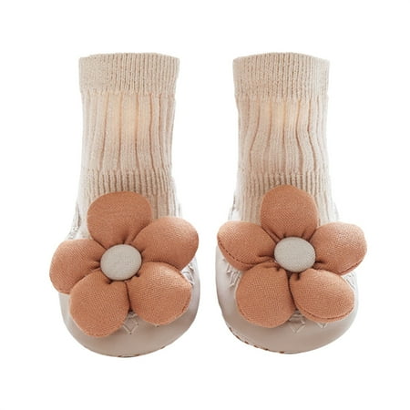 Gureui Infant Toddler Baby Girl Cute Floor Socks 3D Flower Ribbed Leather Patchwork Anti-Slip Mid-Tube Socks
Gureui Infant Toddler Baby Girl Cute Floor Socks 3D Flower Ribbed Leather Patchwork Anti-Slip Mid-Tube Socks