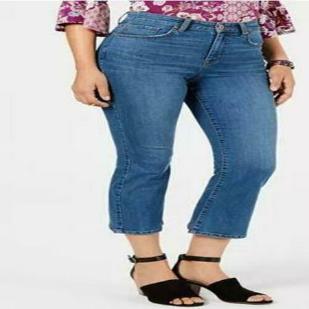 Style & Co Petite Bootcut Ankle Jeans Various Sizes: 10P/Blue