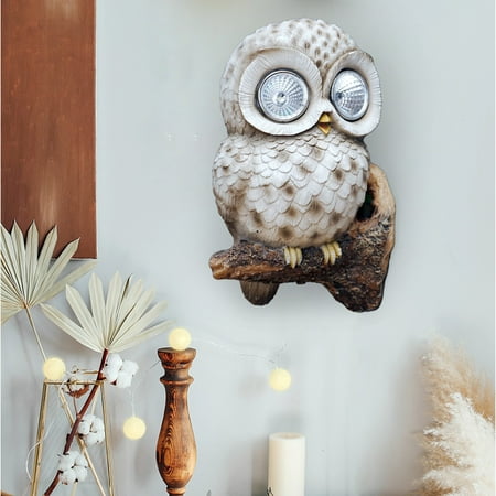 WEPRO Creative Simulation Owl Resin Crafts Decorations Ornament Solar Wall Lamp In Garden Courtyard Charming
WEPRO Creative Simulation Owl Resin Crafts Decorations Ornament Solar Wall Lamp In Garden Courtyard Charming