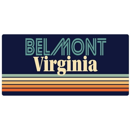 Belmont Virginia 5 x 2.5-Inch Fridge Magnet Retro Design