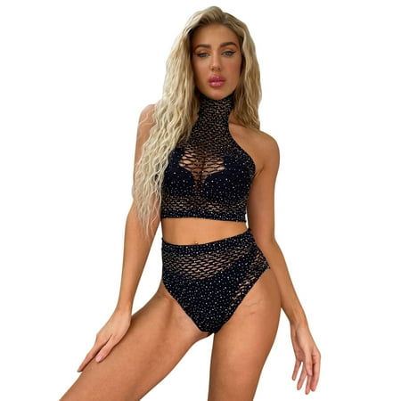 Intimates Women Sexy Diamond Colored Diamond Shiny Mesh Long Sleeves Pantyhose Sexy Lingerie Underwear Spandex no underwire sports bra Black
Intimates Women Sexy Diamond Colored Diamond Shiny Mesh Long Sleeves Pantyhose Sexy Lingerie Underwear Spandex no underwire sports bra Black