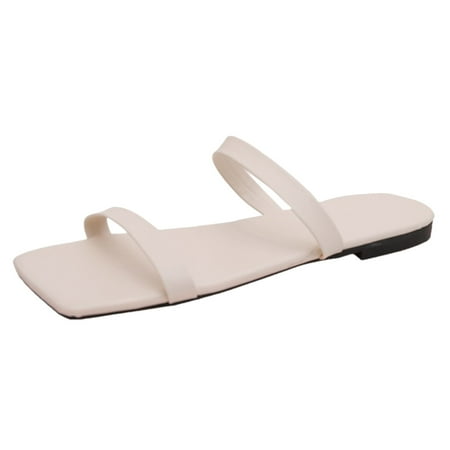 Pedort Sandals Shoes For Women Casual Summer Cute Comfortable Sandals Ladies Elegant Flat Shoes Women Basic Casual Peep Toe Sandals Beige 41
Pedort Sandals Shoes For Women Casual Summer Cute Comfortable Sandals Ladies Elegant Flat Shoes Women Basic Casual Peep Toe Sandals Beige 41