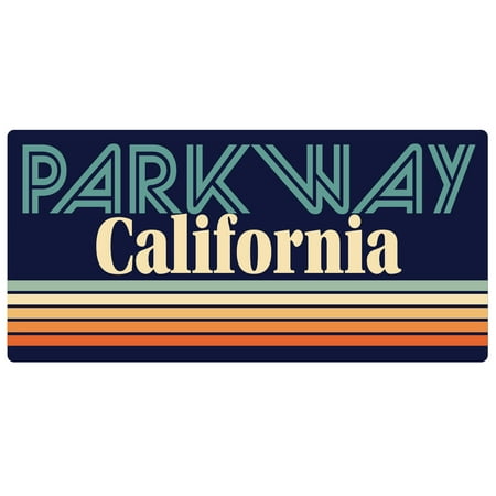 Parkway California 5 x 2.5-Inch Fridge Magnet Retro Design