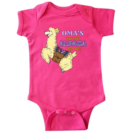 Inktastic Oma s You Say ALPACA my Bags with Cute Jumping Alpaca Gift Baby Boy or Baby Girl Bodysuit
Inktastic Oma s You Say ALPACA my Bags with Cute Jumping Alpaca Gift Baby Boy or Baby Girl Bodysuit