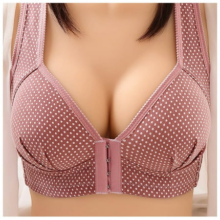 Bra Women s Plus Size Push Up Bra Soft Cup Gathered Adjustment Bra Cute Thin Summer Underwire Front Buckle Sag Bra Breathing Wireless Bra NylonNylon no underwire sports bra Pink
Bra Women s Plus Size Push Up Bra Soft Cup Gathered Adjustment Bra Cute Thin Summer Underwire Front Buckle Sag Bra Breathing Wireless Bra NylonNylon no underwire sports bra Pink