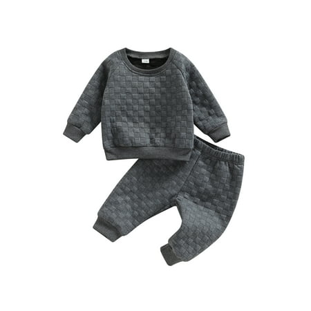 jaweiwi Toddler Baby 2Pcs Fall Clothes Set for Girls Boys Long Sleeve Solid Color Sweatshirt Tops + Pants Outfits 3 6 12 18 24 Month 3 Years
jaweiwi Toddler Baby 2Pcs Fall Clothes Set for Girls Boys Long Sleeve Solid Color Sweatshirt Tops + Pants Outfits 3 6 12 18 24 Month 3 Years