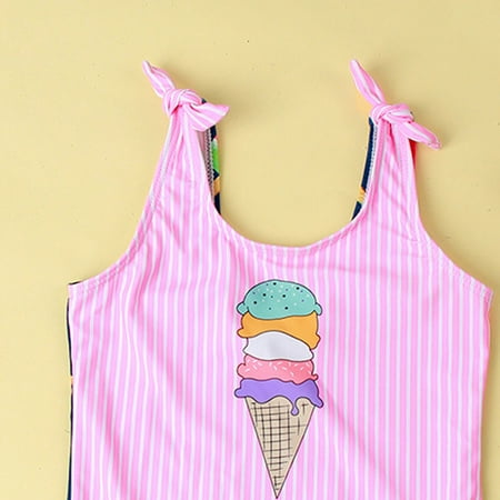 Gubotare Toddler Girls Sleeveless Striped Cartoon Prints Swimwear Beach Onesie Swimsuit Bikini Penguin Print Ruffle Pink 12-18 Months
Gubotare Toddler Girls Sleeveless Striped Cartoon Prints Swimwear Beach Onesie Swimsuit Bikini Penguin Print Ruffle Pink 12-18 Months