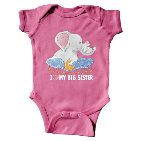 Inktastic I Love My Big Sister Cute Elephants with Moon and Stars Gift Baby Boy or Baby Girl Bodysuit
Inktastic I Love My Big Sister Cute Elephants with Moon and Stars Gift Baby Boy or Baby Girl Bodysuit
