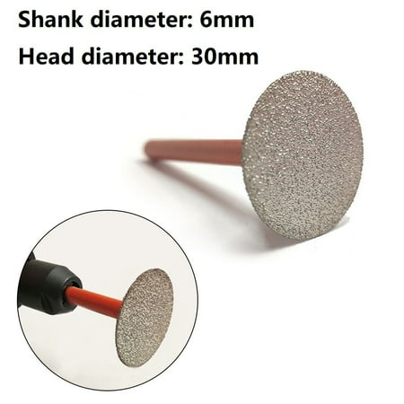 Diamond Grinding Head Mounted Points 8-30mm Cutter Head Stone Jade Carving Tools