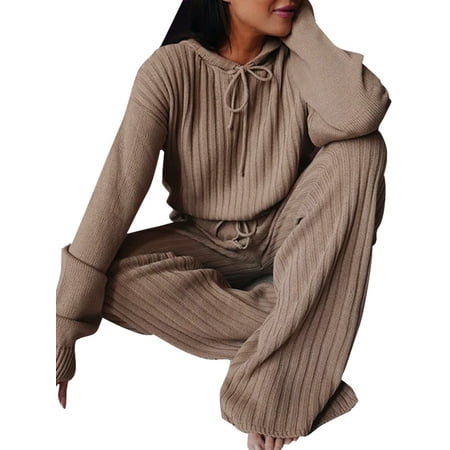 MAWCLOS Ladies Solid Color Loungwear Casual Fall Pjs Tops And Pants Elastic Waist Trousers Daily Wear Lounge Sets Pajamas Coffee XL
MAWCLOS Ladies Solid Color Loungwear Casual Fall Pjs Tops And Pants Elastic Waist Trousers Daily Wear Lounge Sets Pajamas Coffee XL