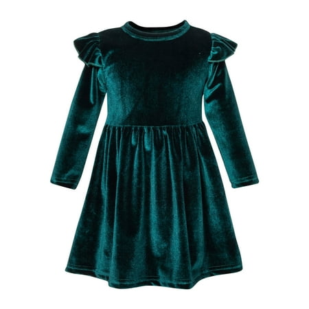 TAGOLD Toddler Kids Baby Girls Fashion Cute Solid Color Long Sleeves Single Fleece Princess Dress Green 4-5 Years
TAGOLD Toddler Kids Baby Girls Fashion Cute Solid Color Long Sleeves Single Fleece Princess Dress Green 4-5 Years
