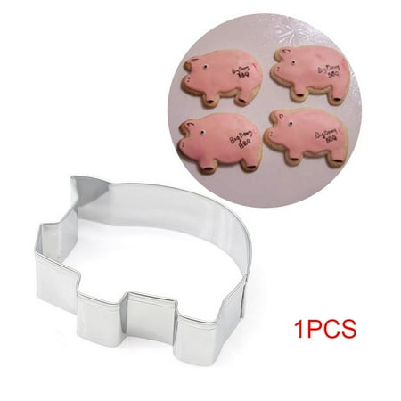 1 Pcs Stainless Steel Pig Shape Biscuit Pastry Cookie Cutter Cake Decor Baking Mold Tools
1 Pcs Stainless Steel Pig Shape Biscuit Pastry Cookie Cutter Cake Decor Baking Mold Tools