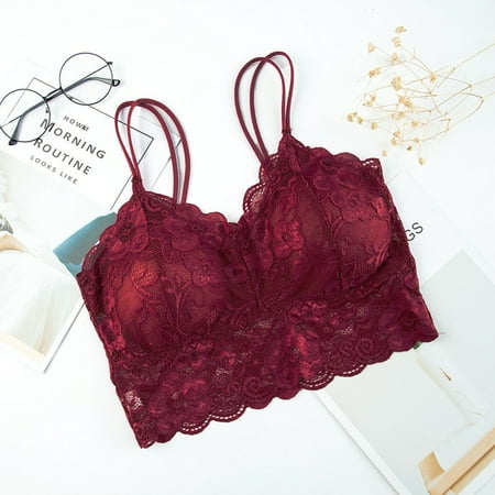 DENGDENG Womens Comfort Bra Stretch Floral Padded Bra for Women Girls Everyday Lace Wireless Bralette
DENGDENG Womens Comfort Bra Stretch Floral Padded Bra for Women Girls Everyday Lace Wireless Bralette