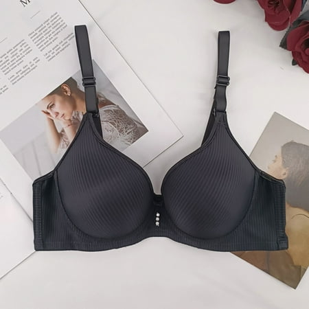 SBYOJLPB Fashion Woman S Lace Beauty Back Solid Strap Wrap Plus Size Underwear Everyday Bra (Black)
SBYOJLPB Fashion Woman S Lace Beauty Back Solid Strap Wrap Plus Size Underwear Everyday Bra (Black)