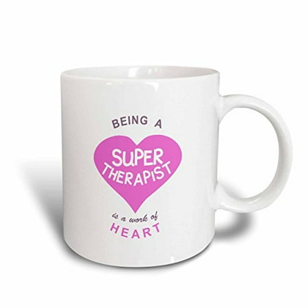 3dRose Being a Super Therapist is a work of Heart. pink job love appreciation Ceramic Mug 15-ounce
3dRose Being a Super Therapist is a work of Heart. pink job love appreciation Ceramic Mug 15-ounce