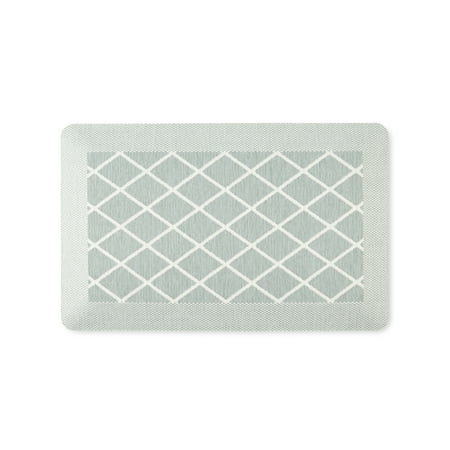 Martha Stewart Miles Modern Diamond Anti-Fatigue Air-Infused Kitchen Mat Mint Green 19.6 x32
Martha Stewart Miles Modern Diamond Anti-Fatigue Air-Infused Kitchen Mat Mint Green 19.6 x32