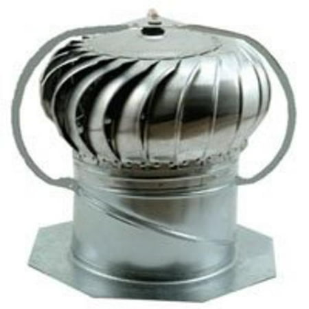 L L Building Products GC12E Gaf/Master Flow Mill Finish Turbine Ventilator 12