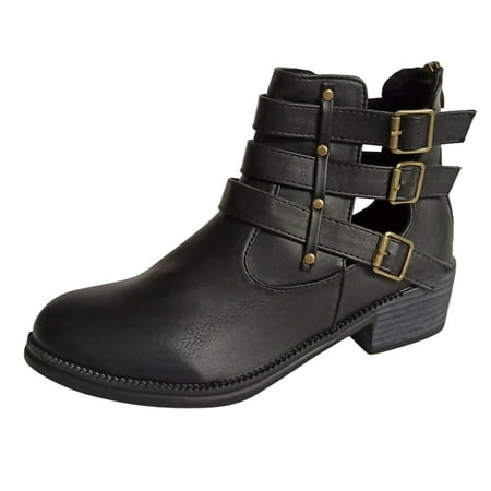 KBKYBUYZ Autumn And Winter New Mid-Heel Hollow Belt Buckle Round Head Women s Boots
KBKYBUYZ Autumn And Winter New Mid-Heel Hollow Belt Buckle Round Head Women s Boots