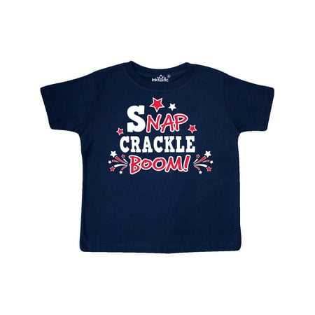 Inktastic 4th of July Snap Crackle Boom with Red and White Fireworks Gift Toddler Boy or Toddler Girl T-Shirt
Inktastic 4th of July Snap Crackle Boom with Red and White Fireworks Gift Toddler Boy or Toddler Girl T-Shirt