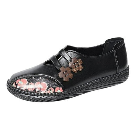 Puawkoer Women s Fashion Soft Leather Beef Tendon Soft Bottom Flat Heel Single Shoes Round Toe Four Seasons Middle Aged And Elderly Shoes
Puawkoer Women s Fashion Soft Leather Beef Tendon Soft Bottom Flat Heel Single Shoes Round Toe Four Seasons Middle Aged And Elderly Shoes