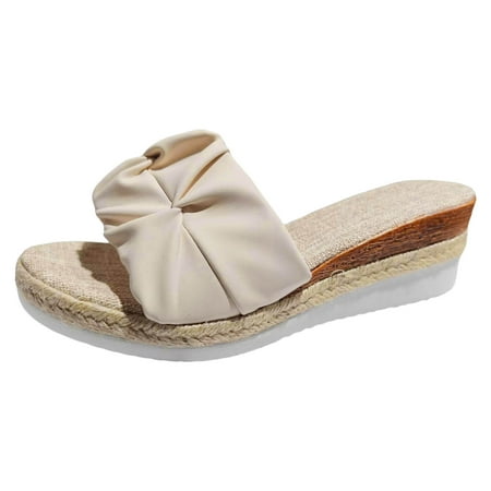 Women Sandals Fashionable New Pattern Simple Solid Color Slope Heel Lightweight Slope Heel Open Toe Breathable Comfortable Casual Shoes Womens Sandals
Women Sandals Fashionable New Pattern Simple Solid Color Slope Heel Lightweight Slope Heel Open Toe Breathable Comfortable Casual Shoes Womens Sandals