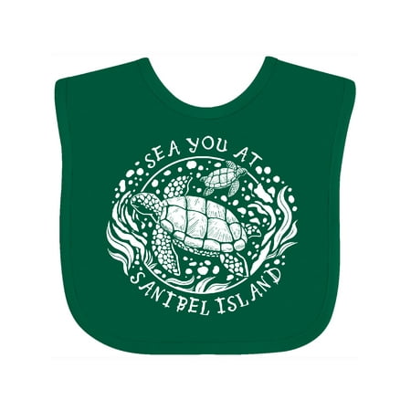 Inktastic Sea You at Sanibel Island Gift Baby Boy or Baby Girl Bib