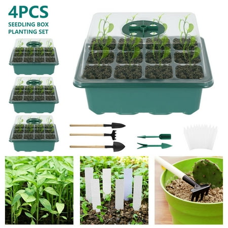 Harupink 12 Cells Seedling Starter Tray Breathable Stackable Plant Grow Germination Nursery Pots with Drainage Hole Gardening Supplies for Garden Greenhouse
Harupink 12 Cells Seedling Starter Tray Breathable Stackable Plant Grow Germination Nursery Pots with Drainage Hole Gardening Supplies for Garden Greenhouse