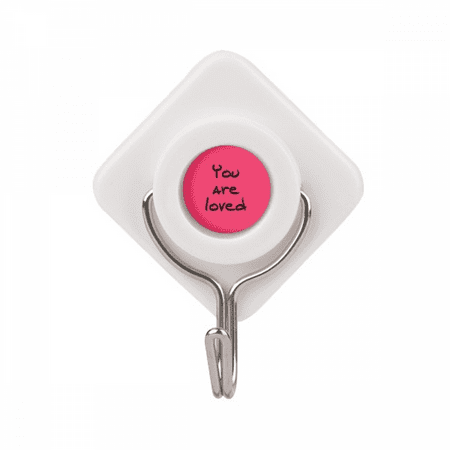 You Are Loved Inspirational Quote Sayings Adhesive Wall Hooks Hanging Self Sticky
You Are Loved Inspirational Quote Sayings Adhesive Wall Hooks Hanging Self Sticky