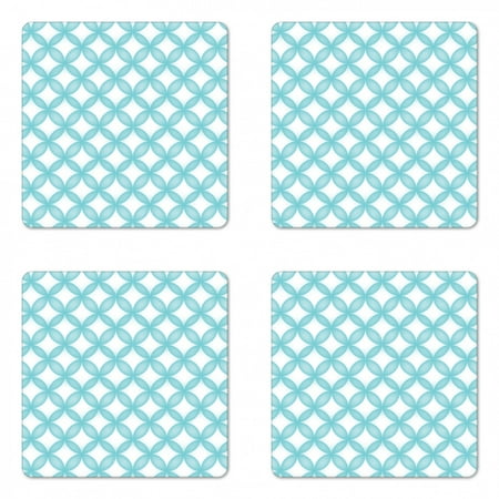 Turquoise Coaster Set of 4 Geometric Circle Round Oriental Traditional Moroccan Style Simple Pattern Print Square Hardboard Gloss Coasters Standard Size White Blue by Ambesonne
Turquoise Coaster Set of 4 Geometric Circle Round Oriental Traditional Moroccan Style Simple Pattern Print Square Hardboard Gloss Coasters Standard Size White Blue by Ambesonne