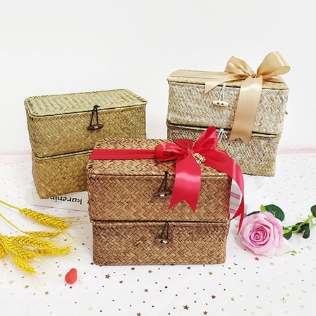 Wanwan Storage Box Large Capacity Decorative with Lid Rectangle Vintage Handmade Rattan Snack Cosmetics Organizer Home Supplies
Wanwan Storage Box Large Capacity Decorative with Lid Rectangle Vintage Handmade Rattan Snack Cosmetics Organizer Home Supplies
