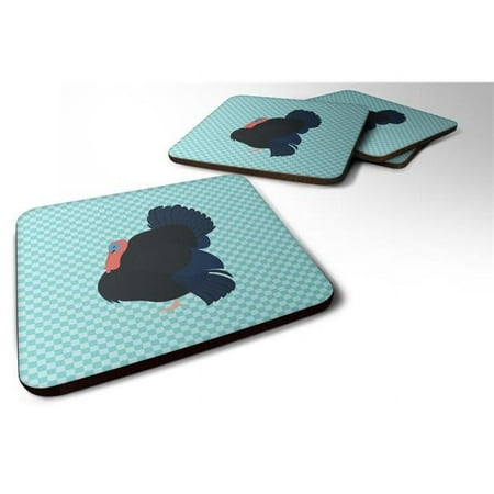 Carolines Treasures Norfolk Black Turkey Blue Check Foam Coaster Set of 4 3 1/2 x 3 1/2 multicolor 
Carolines Treasures Norfolk Black Turkey Blue Check Foam Coaster Set of 4 3 1/2 x 3 1/2 multicolor