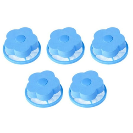 6 Pack Reusable Washing Machine Floating Lint Mesh Bag Portable Washer Lint Catcher, Hair Filter Net Pouch, Washer Hair Catcher, Washing Machine Lint Trap for Household Tool