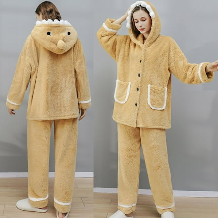 Munlar Robes For Women Christmas Loungewear For Family Couples Women Button Warm Winter Flannel Pajamas Set Long Sleeve Long Pant
Munlar Robes For Women Christmas Loungewear For Family Couples Women Button Warm Winter Flannel Pajamas Set Long Sleeve Long Pant