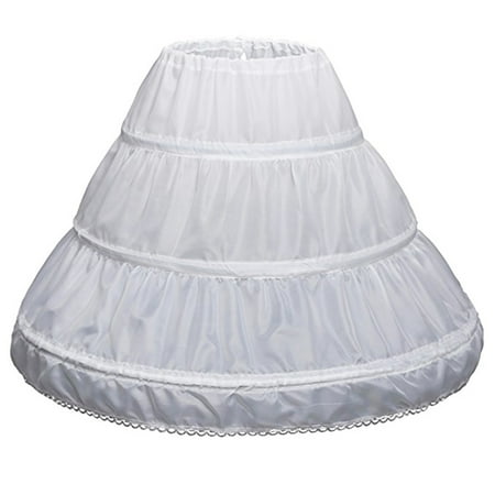 TRINGKY White Children Petticoat A-Line 3 Hoops One Layer Kids Crinoline Lace Trim Flowe
TRINGKY White Children Petticoat A-Line 3 Hoops One Layer Kids Crinoline Lace Trim Flowe