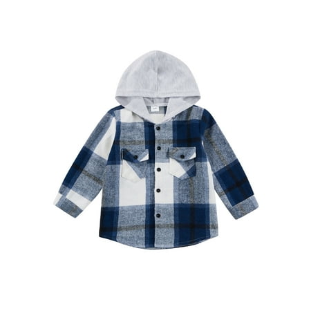Inevnen Toddler Kids Boys Girls Flannel Hooded Plaid Shirt Button Baby Hoodie Fall Winter Clothes
Inevnen Toddler Kids Boys Girls Flannel Hooded Plaid Shirt Button Baby Hoodie Fall Winter Clothes