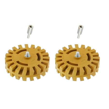 2 Sets Pneumatic Degumming Wheels Car Glue Removers Grinding Tools (Golden)
2 Sets Pneumatic Degumming Wheels Car Glue Removers Grinding Tools (Golden)