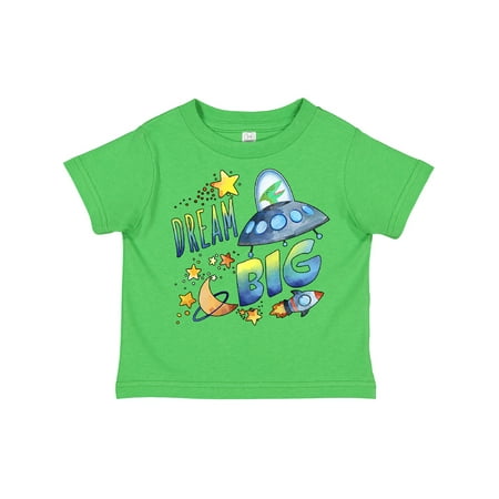 Inktastic Dream Big Cute Space Dinosaur Flying Spaceship Gift Toddler Boy or Toddler Girl T-Shirt
Inktastic Dream Big Cute Space Dinosaur Flying Spaceship Gift Toddler Boy or Toddler Girl T-Shirt