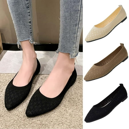 Fesfesfes Work Shoes Pointed Toe Fashion Pointed Toe Shoes Solid Color Casual Comfortable Mesh Flat Shoes 40(7.5)
Fesfesfes Work Shoes Pointed Toe Fashion Pointed Toe Shoes Solid Color Casual Comfortable Mesh Flat Shoes 40(7.5)