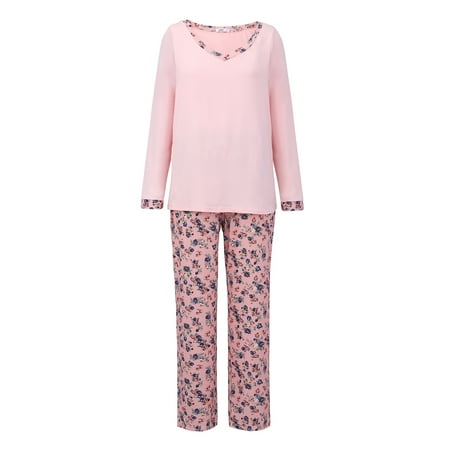 Valcatch Women s Pajama Set Soft Floral Long Sleeve Top and Pants Casual Loungewear Set
Valcatch Women s Pajama Set Soft Floral Long Sleeve Top and Pants Casual Loungewear Set
