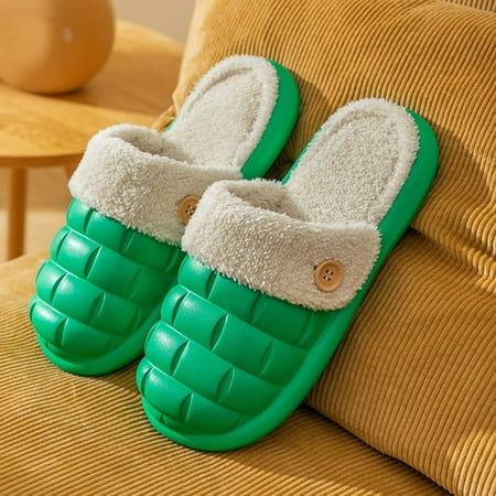 Womens Mens Lychee Bubble Slippers Slip-on Plush Warm Home Slippers Comfortable Thick Bottom Slippers
Womens Mens Lychee Bubble Slippers Slip-on Plush Warm Home Slippers Comfortable Thick Bottom Slippers