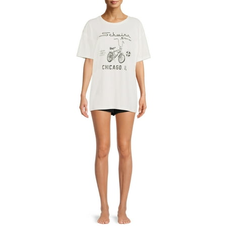 Grayson Social Women s and Women s Plus Oversized Boyfriend Sleepshirt