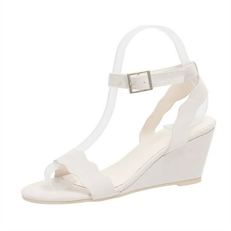 Women s Summer Slope Platform Sandals Ankle Strap Open Toes Slide Shoes Woman Foot Wear for Daily Casual Size 35-43 Solid Color High Heel Heightening Ultra-Thick Sole 43 White
Women s Summer Slope Platform Sandals Ankle Strap Open Toes Slide Shoes Woman Foot Wear for Daily Casual Size 35-43 Solid Color High Heel Heightening Ultra-Thick Sole 43 White