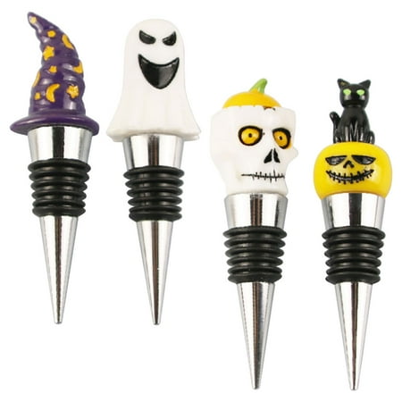 LUMICHY 4pcs Bottle Stopper Alloy Bottle Stopper Halloween Element Bottle Plug Wine Bottle Sealer
LUMICHY 4pcs Bottle Stopper Alloy Bottle Stopper Halloween Element Bottle Plug Wine Bottle Sealer