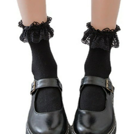 FAIOIN Japanese Women Cotton Ankle Socks Lolita Ruffle Frilly Trim Lace Uniform Hosiery
FAIOIN Japanese Women Cotton Ankle Socks Lolita Ruffle Frilly Trim Lace Uniform Hosiery