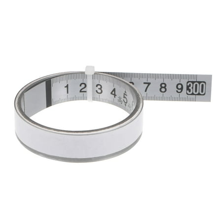 Adhesive Tape Measure 300cm Left to Right Read Sticky Steel Ruler Tape for Work Bench Silver Tone
Adhesive Tape Measure 300cm Left to Right Read Sticky Steel Ruler Tape for Work Bench Silver Tone